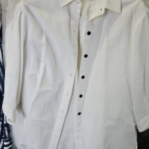 Women’s Linen Puff Sleeve Blouse